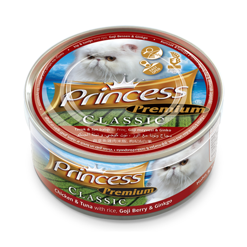 Princess Premium Classic Chicken Tuna Goji Berry 170g Pet